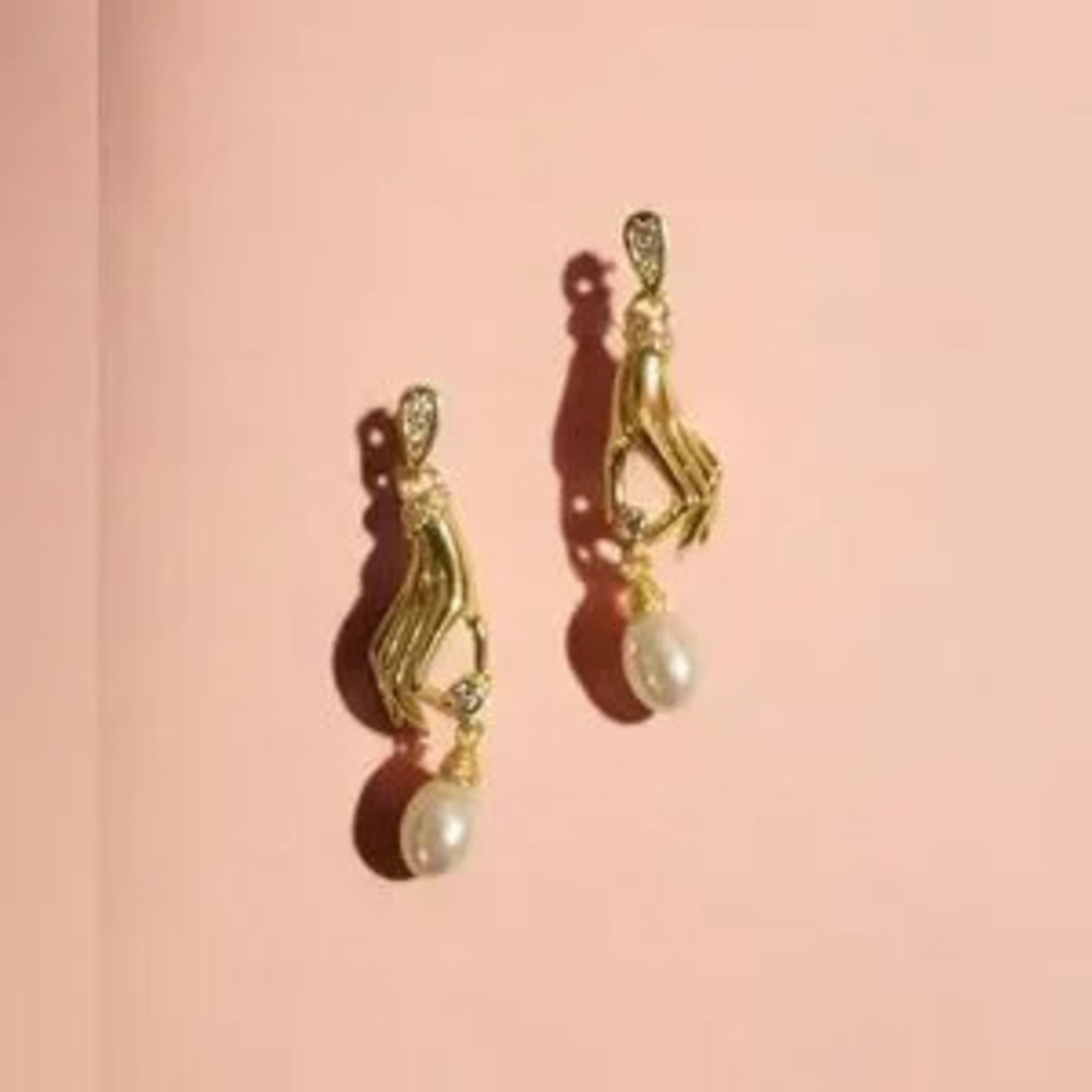 Pearl Drop Earrings?N1376